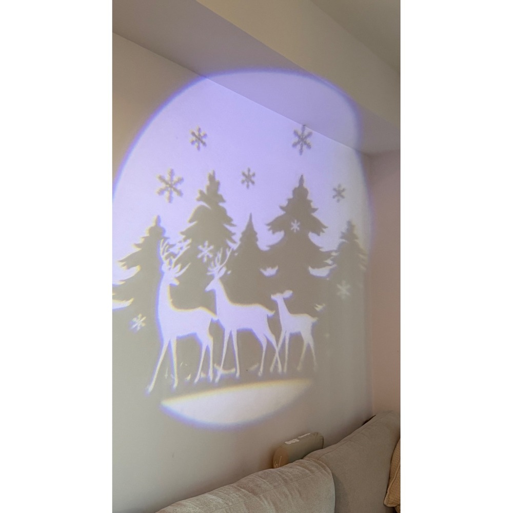 Celebration Series LED Projection Light Reindeer Snowflake Holiday Projector